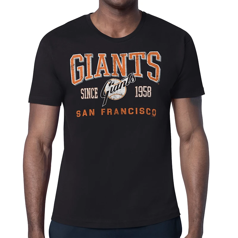 Men's Starter San Francisco Giants Distressed Logo T-Shirt
