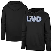 Men's '47  Black Cleveland Cavaliers Headline Pullover Hoodie