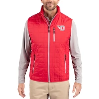 Men's Cutter & Buck Dayton Flyers Rainier Eco Insulated PrimaLoft Full-Zip Puffer Vest