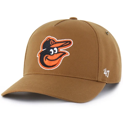 Men's Carhartt x '47  Brown Baltimore Orioles Hitch Adjustable Hat
