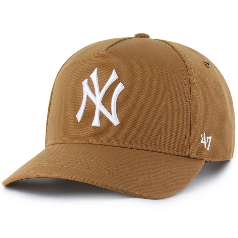 Men's Carhartt x '47  Brown New York Yankees Hitch Adjustable Hat