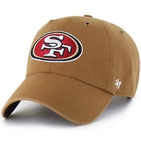Men's Carhartt x '47  Brown San Francisco 49ers Clean Up Adjustable Hat