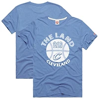 Unisex Homage  Light Blue Cleveland Cavaliers Hometown Edition Tri-Blend T-Shirt