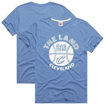 Unisex Homage  Light Blue Cleveland Cavaliers Hometown Edition Tri-Blend T-Shirt