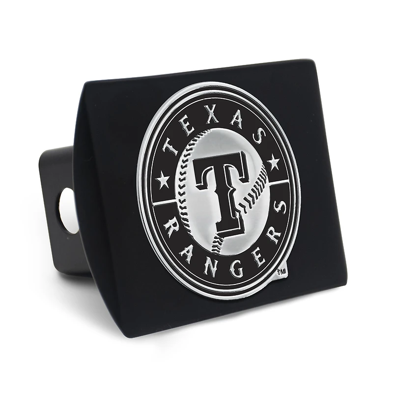 WinCraft Texas Rangers Premium Metal Chrome Logo Hitch Cover