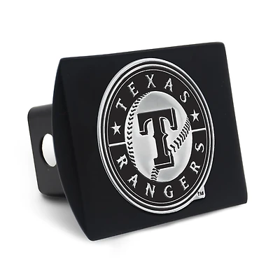 WinCraft Texas Rangers Premium Metal Chrome Logo Hitch Cover
