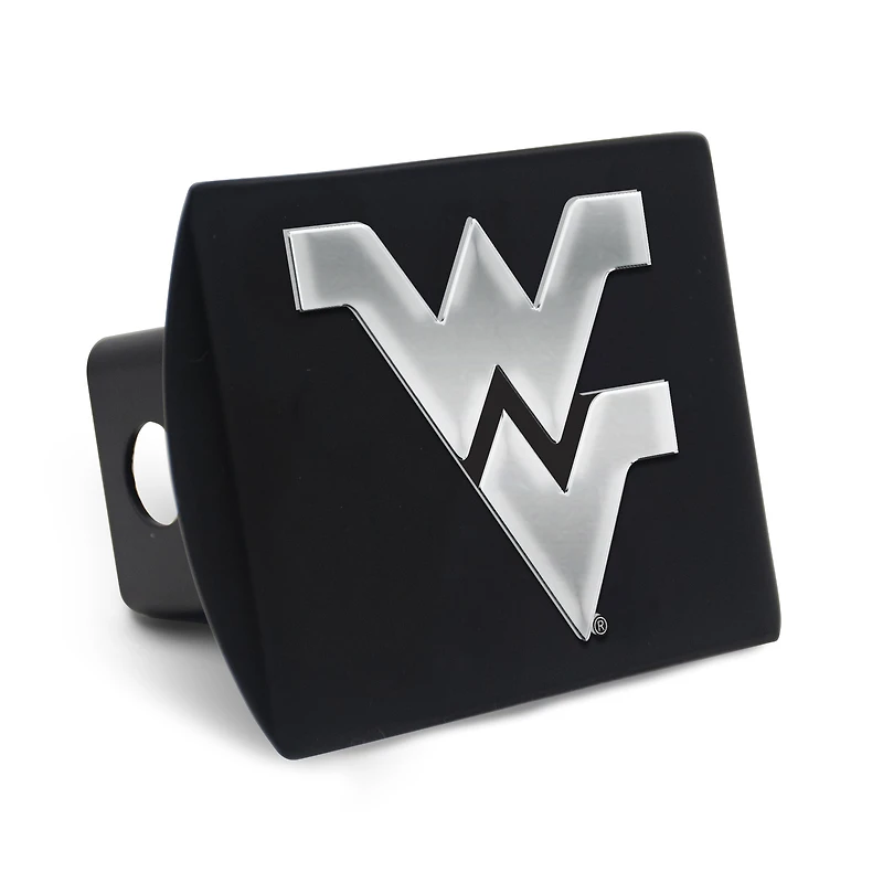 WinCraft West Virginia Mountaineers Premium Metal Chrome Logo Universal Hitch Cover