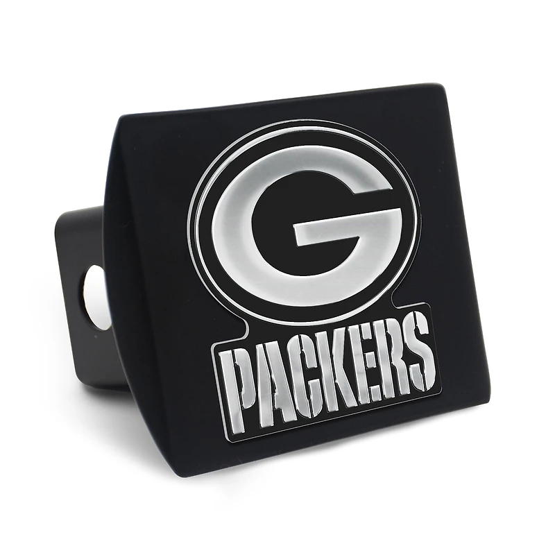 WinCraft Green Bay Packers Premium Metal Chrome Logo Universal Hitch Cover