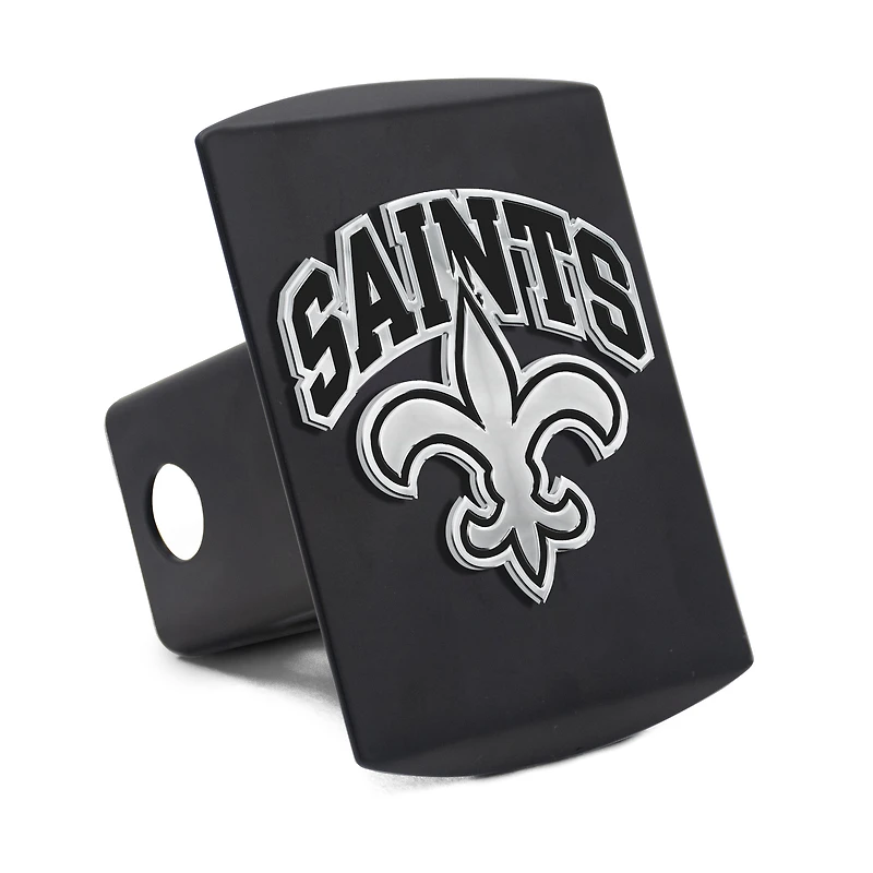 WinCraft New Orleans Saints Premium Metal Chrome Logo Hitch Cover