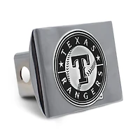 WinCraft Texas Rangers Premium Metal Chrome Hitch Cover