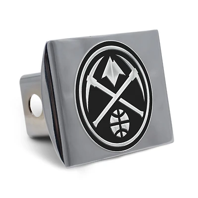 WinCraft Denver Nuggets Premium Metal Chrome Hitch Cover