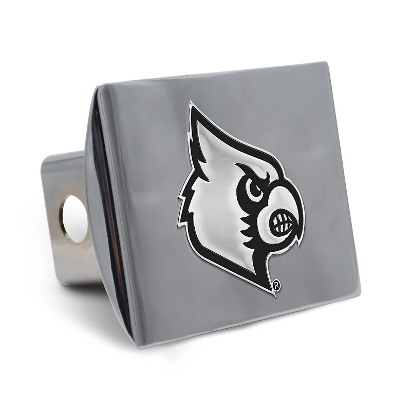 WinCraft Louisville Cardinals Premium Metal Chrome Hitch Cover