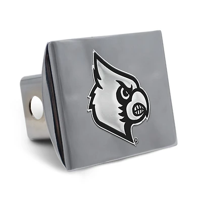 WinCraft Louisville Cardinals Premium Metal Chrome Hitch Cover