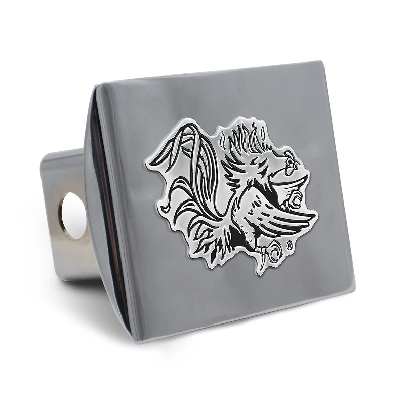 WinCraft South Carolina Gamecocks Premium Metal Chrome Hitch Cover
