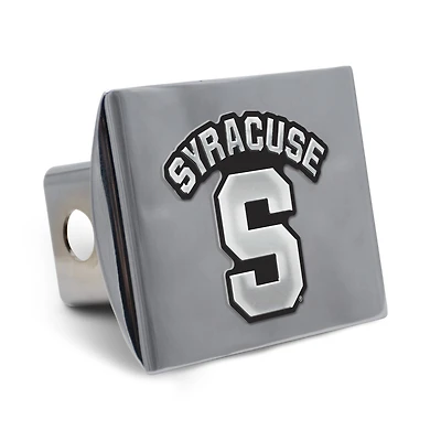 WinCraft Syracuse Orange Premium Metal Chrome Hitch Cover