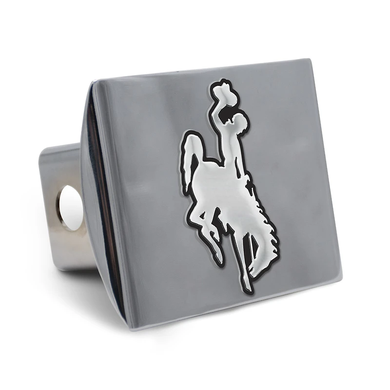 WinCraft Wyoming Cowboys Premium Metal Chrome Hitch Cover