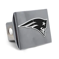 WinCraft New England Patriots Premium Metal Chrome Hitch Cover