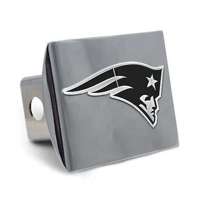 WinCraft New England Patriots Premium Metal Chrome Hitch Cover