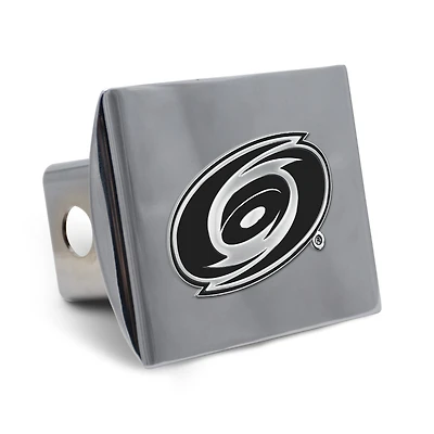WinCraft Carolina Hurricanes Premium Metal Chrome Hitch Cover