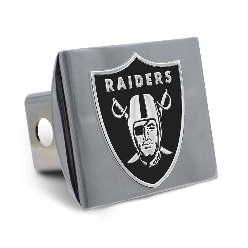 WinCraft Las Vegas Raiders Premium Metal Chrome Hitch Cover