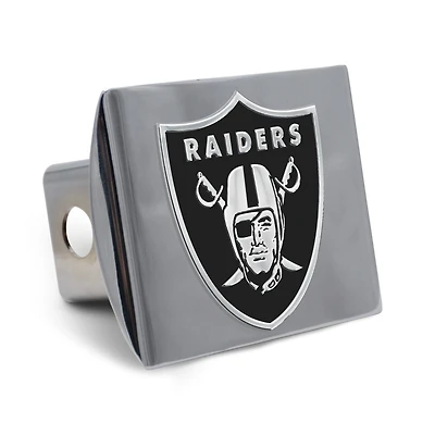 WinCraft Las Vegas Raiders Premium Metal Chrome Hitch Cover