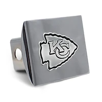 WinCraft Kansas City Chiefs Premium Metal Chrome Hitch Cover