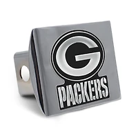 WinCraft Green Bay Packers Premium Metal Chrome Universal Hitch Cover