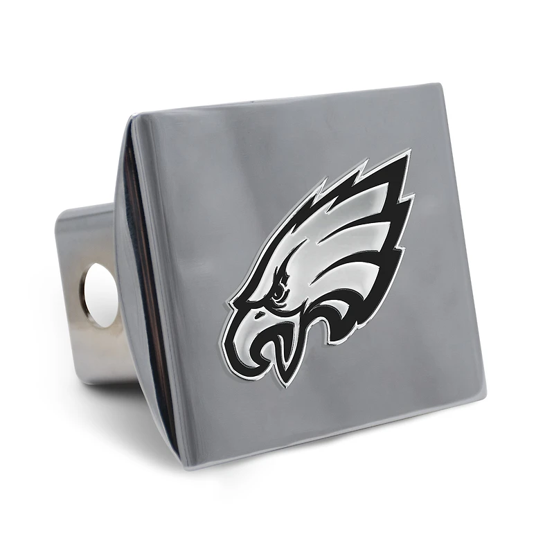 WinCraft Philadelphia Eagles Premium Metal Chrome Hitch Cover