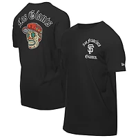 Men's New Era Black San Francisco Giants Sugar Skulls T-Shirt