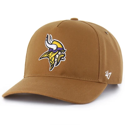 Men's Carhartt x '47  Brown Minnesota Vikings Hitch Adjustable Hat