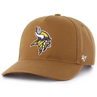 Men's Carhartt x '47  Brown Minnesota Vikings Hitch Adjustable Hat