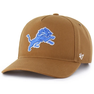 Men's Carhartt x '47  Brown Detroit Lions Hitch Adjustable Hat