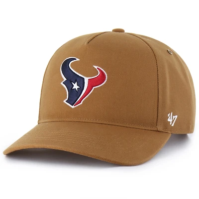 Men's Carhartt x '47  Brown Houston Texans Hitch Adjustable Hat