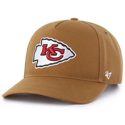 Men's Carhartt x '47  Brown Kansas City Chiefs Hitch Adjustable Hat