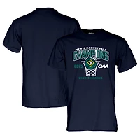 Unisex Blue 84  Navy UNC Wilmington Seahawks 2025 CAA Men's Basketball Conference Tournament Champions T-Shirt
