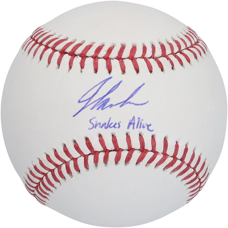 Jordan Lawlar Arizona Diamondbacks Autographed Baseball with "Snakes Alive" Inscription