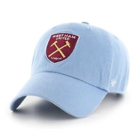 Men's '47 Light Blue West Ham United Clean Up Adjustable Hat