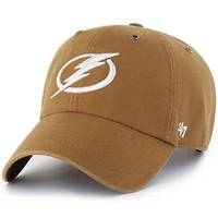 Men's Carhartt x '47 Brown Tampa Bay Lightning Clean Up Adjustable Hat