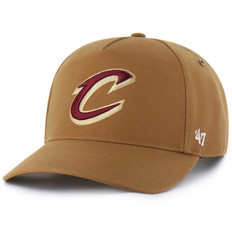 Men's Carhartt x '47 Brown Cleveland Cavaliers Hitch Adjustable Hat
