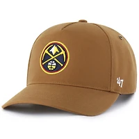 Men's Carhartt x '47 Brown Denver Nuggets Hitch Adjustable Hat
