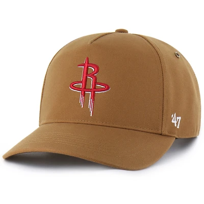 Men's Carhartt x '47 Brown Houston Rockets Hitch Adjustable Hat