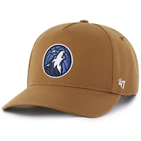 Men's Carhartt x '47 Brown Minnesota Timberwolves Hitch Adjustable Hat