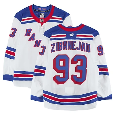Mika Zibanejad New York Rangers Game-Used #93 Set 3 Jersey from the 2024-25 NHL Season
