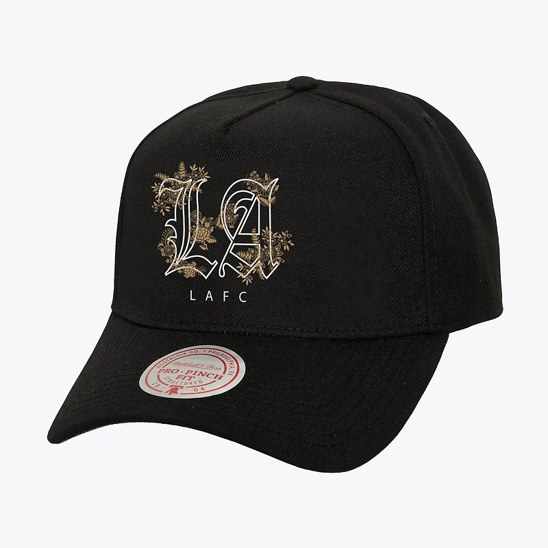 Unisex Mitchell & Ness Black LAFC Playmaker Pro Pinch Snapback Hat