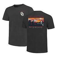 Men's Heather Charcoal Oklahoma Sooners Big & Tall Campus Scene Core T-Shirt