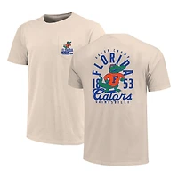 Men's Cream Florida Gators Big & Tall Mascot Overlay Essential Pocket T-Shirt