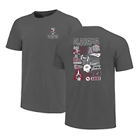 Men's Charcoal Alabama Crimson Tide Big & Tall Vintage Through The Years Core T-Shirt