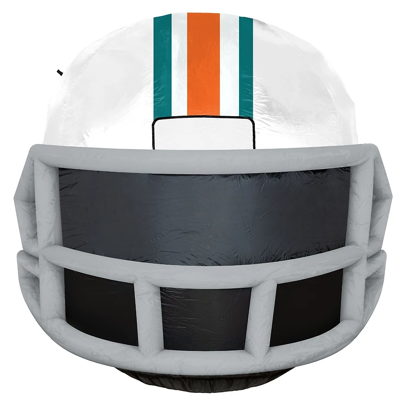 White Miami Dolphins 4' Inflatable Retro Helmet