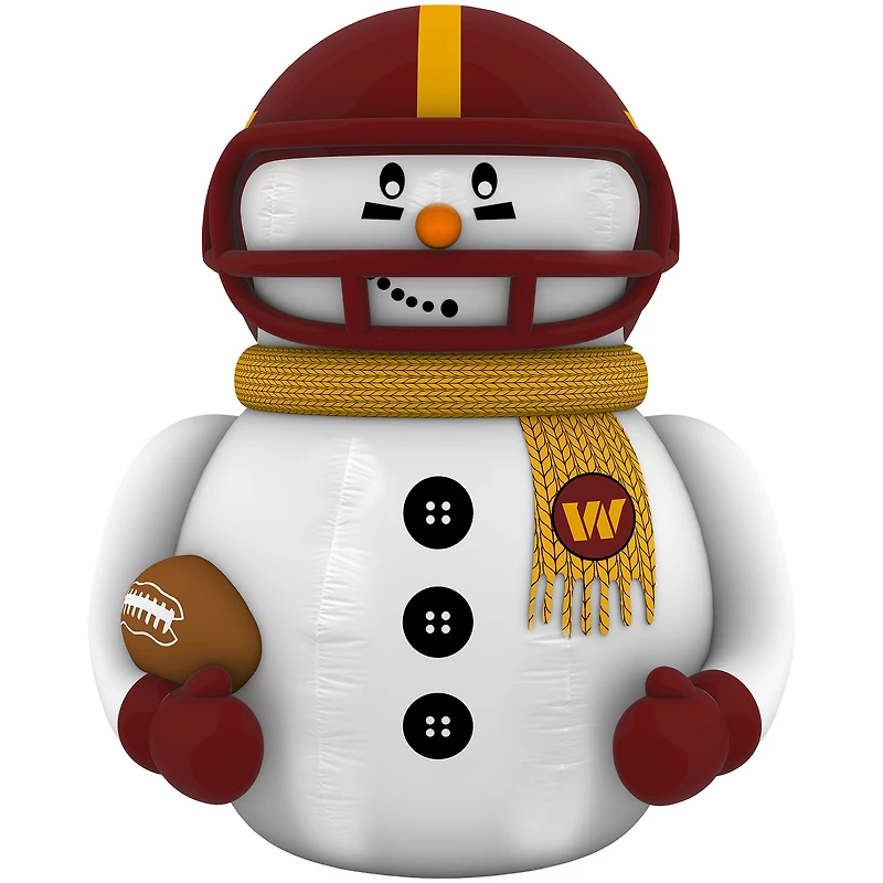 Washington Commanders Inflatable Snowman Player