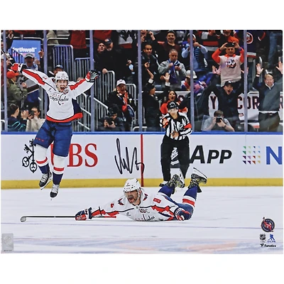 Alexander Ovechkin Washington Capitals Autographed 16" x 20" 895th Goal Celebration Photograph